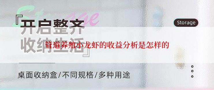 管道养殖小龙虾的收益分析是怎样的