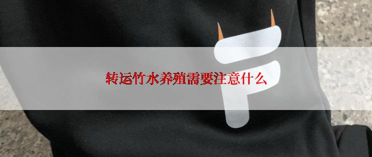 转运竹水养殖需要注意什么