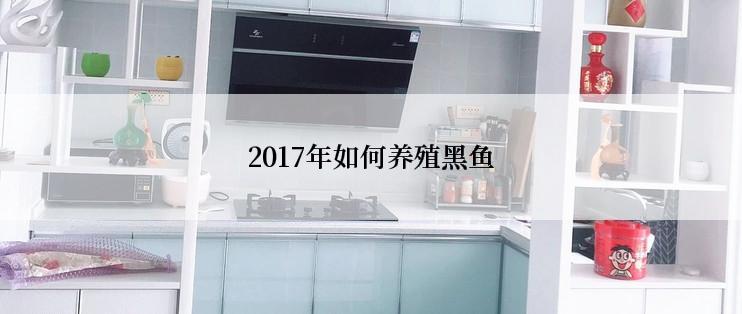 2017年如何养殖黑鱼