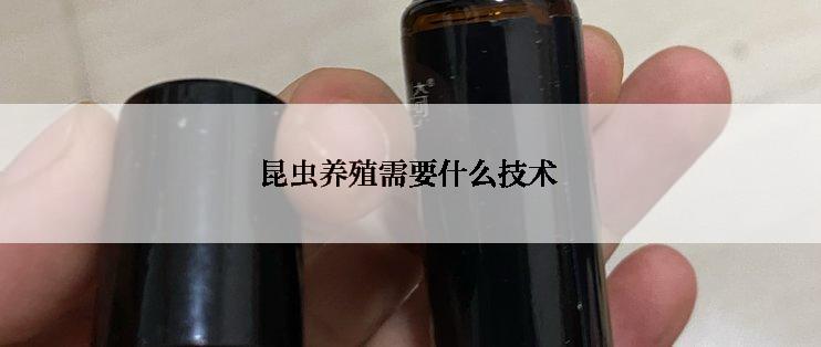 昆虫养殖需要什么技术