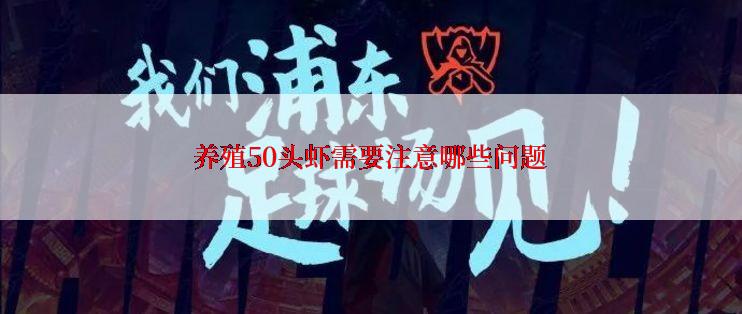 养殖50头虾需要注意哪些问题