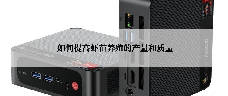  如何提高虾苗养殖的产量和质量