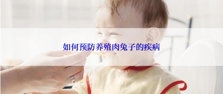 如何预防养殖肉兔子的疾病