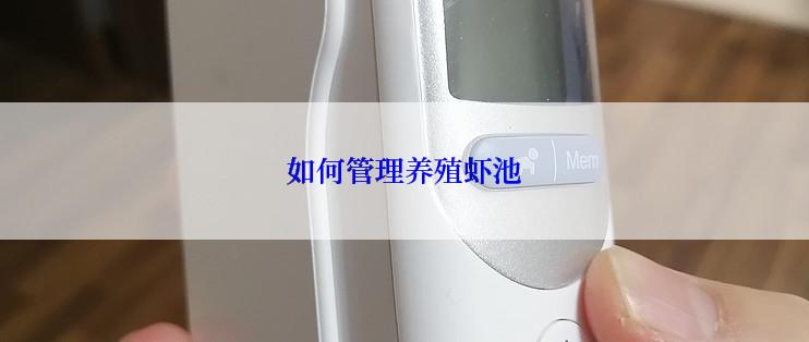 如何管理养殖虾池