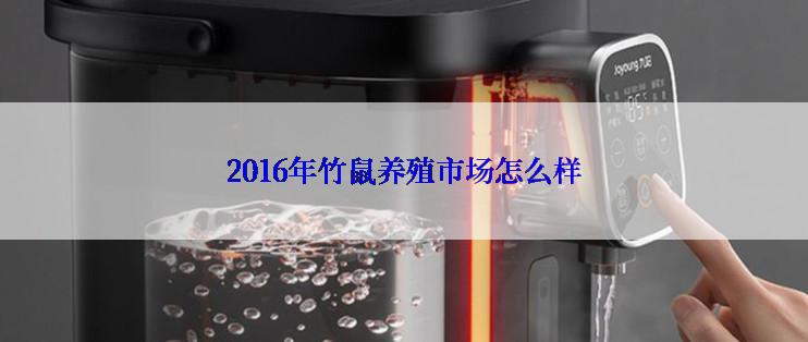 2016年竹鼠养殖市场怎么样