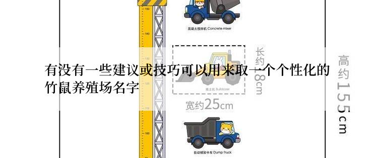 有没有一些建议或技巧可以用来取一个个性化的竹鼠养殖场名字