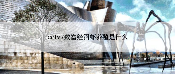 cctv7致富经沼虾养殖是什么