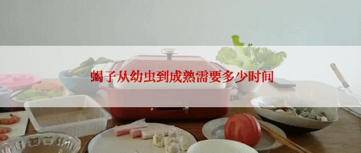  蝎子从幼虫到成熟需要多少时间