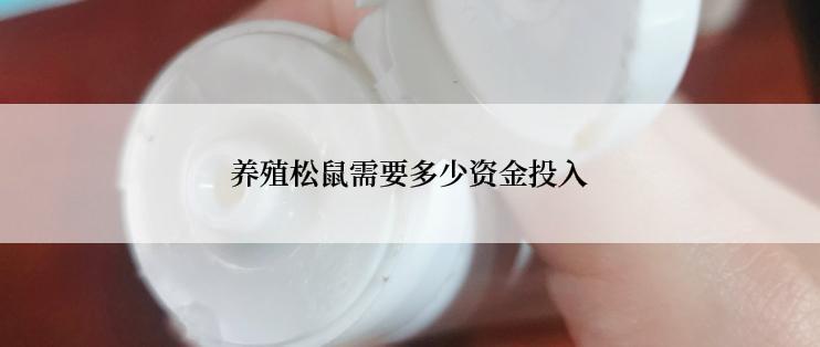 养殖松鼠需要多少资金投入