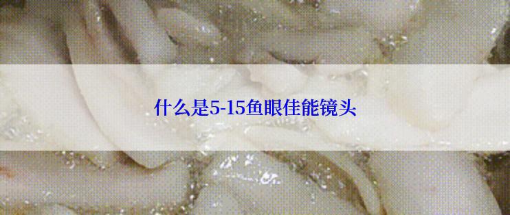 什么是5-15鱼眼佳能镜头