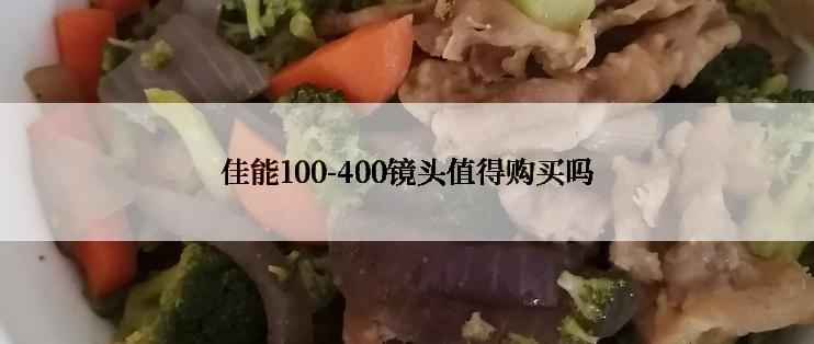 佳能100-400镜头值得购买吗