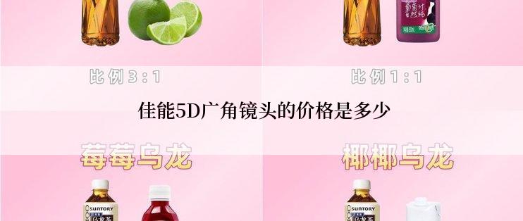  佳能5D广角镜头的价格是多少