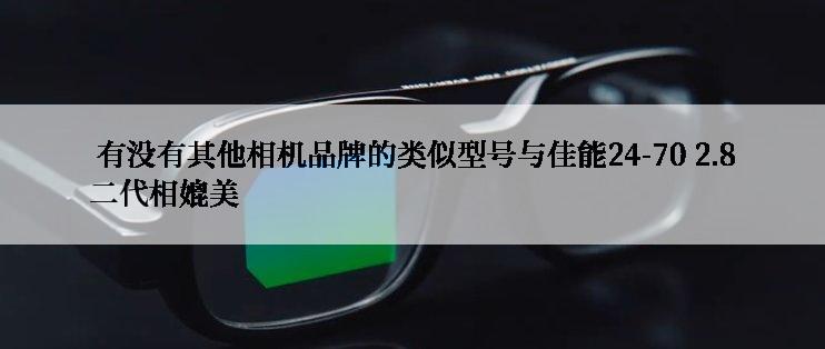  有没有其他相机品牌的类似型号与佳能24-70 2.8二代相媲美