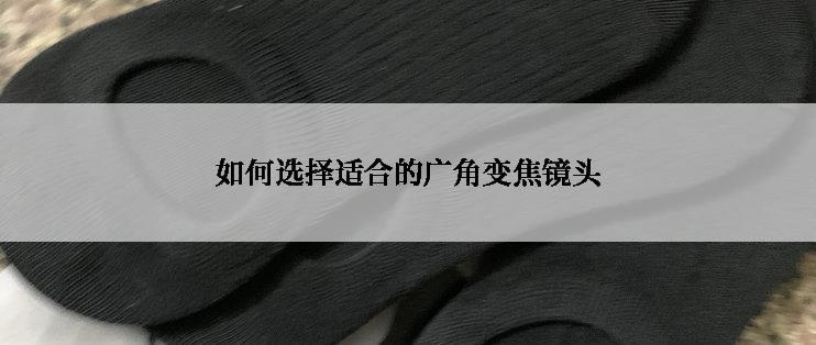 如何选择适合的广角变焦镜头