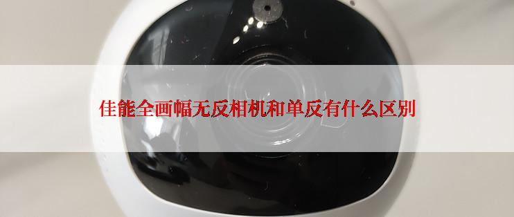 佳能全画幅无反相机和单反有什么区别