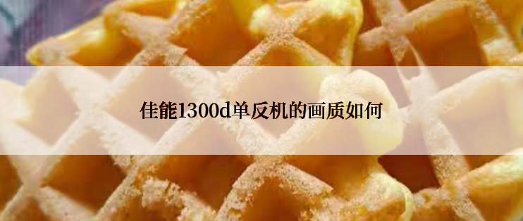 佳能1300d单反机的画质如何