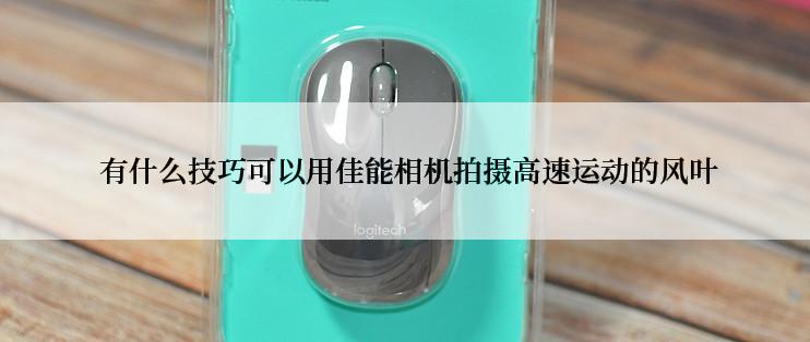  有什么技巧可以用佳能相机拍摄高速运动的风叶