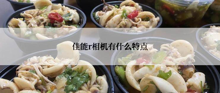 佳能r相机有什么特点