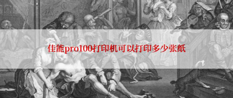 佳能pro100打印机可以打印多少张纸