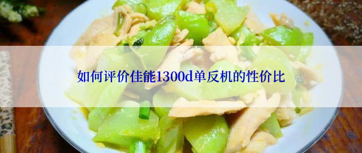 如何评价佳能1300d单反机的性价比