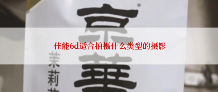  佳能6d适合拍摄什么类型的摄影