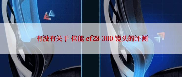  有没有关于 佳能 ef28-300 镜头的评测