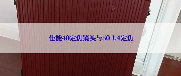  佳能40定焦镜头与50 1.4定焦