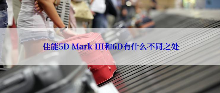  佳能5D Mark III和6D有什么不同之处