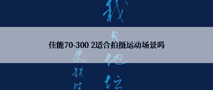 佳能70-300 2适合拍摄运动场景吗