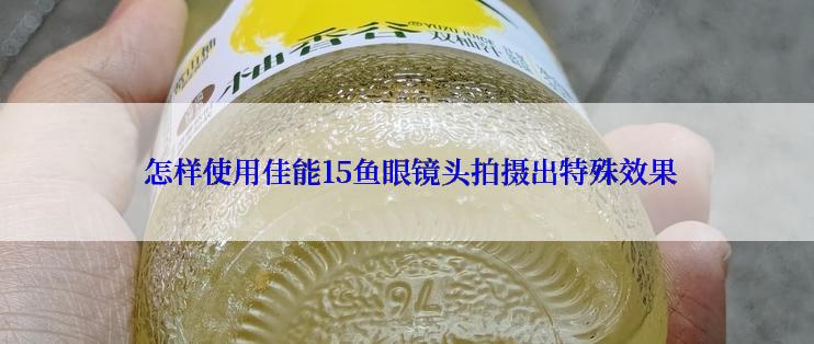  怎样使用佳能15鱼眼镜头拍摄出特殊效果