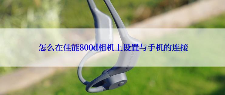  怎么在佳能800d相机上设置与手机的连接