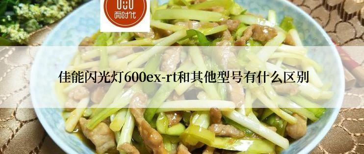  佳能闪光灯600ex-rt和其他型号有什么区别