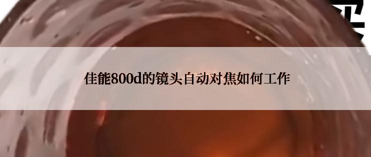  佳能800d的镜头自动对焦如何工作