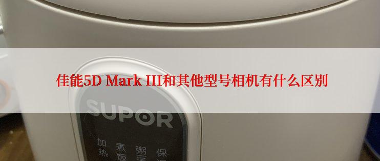  佳能5D Mark III和其他型号相机有什么区别