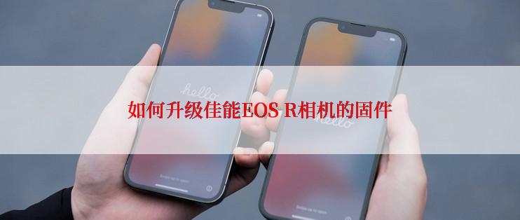 如何升级佳能EOS R相机的固件