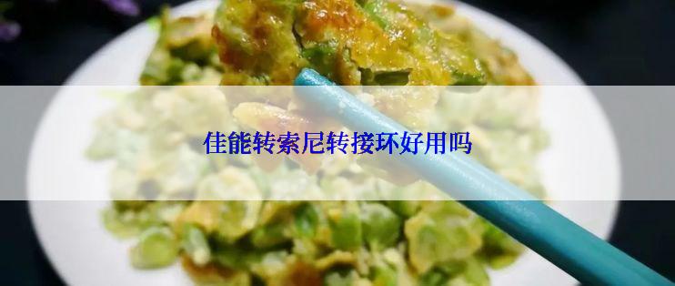 佳能转索尼转接环好用吗