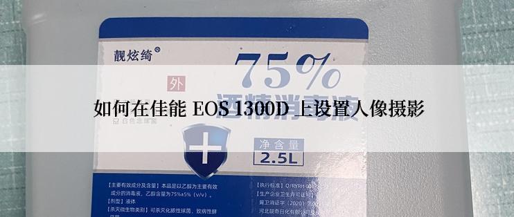  如何在佳能 EOS 1300D 上设置人像摄影