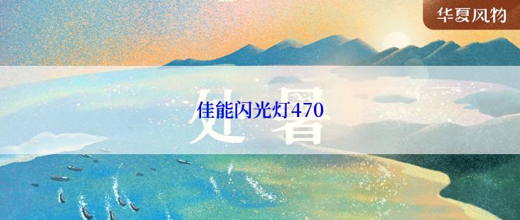 佳能闪光灯470