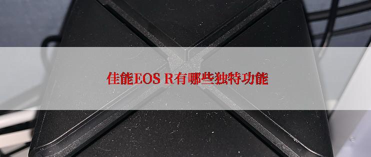  佳能EOS R有哪些独特功能