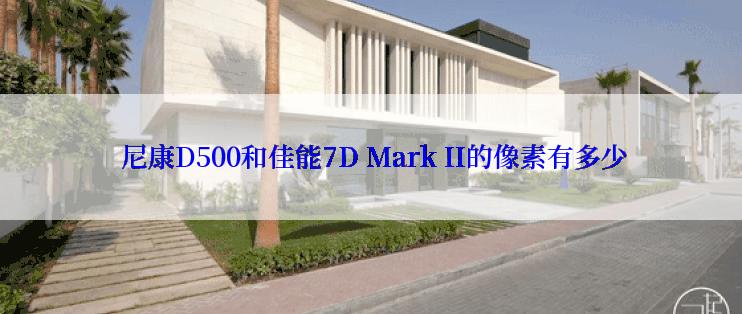  尼康D500和佳能7D Mark II的像素有多少