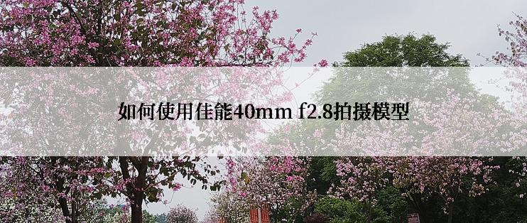 如何使用佳能40mm f2.8拍摄模型