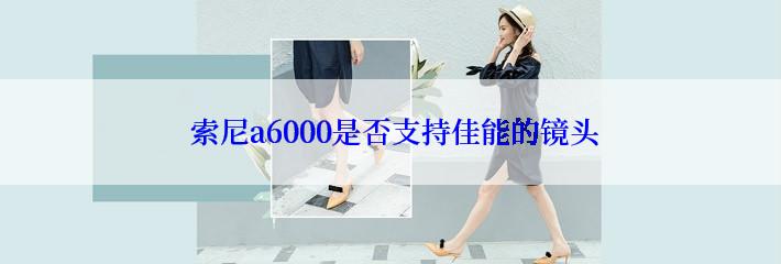  索尼a6000是否支持佳能的镜头