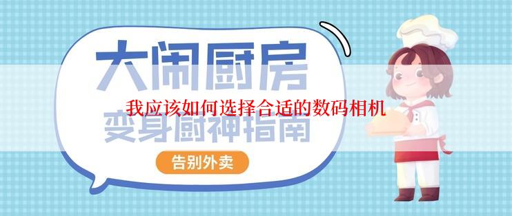 我应该如何选择合适的数码相机