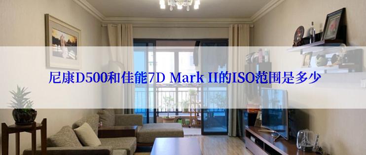  尼康D500和佳能7D Mark II的ISO范围是多少