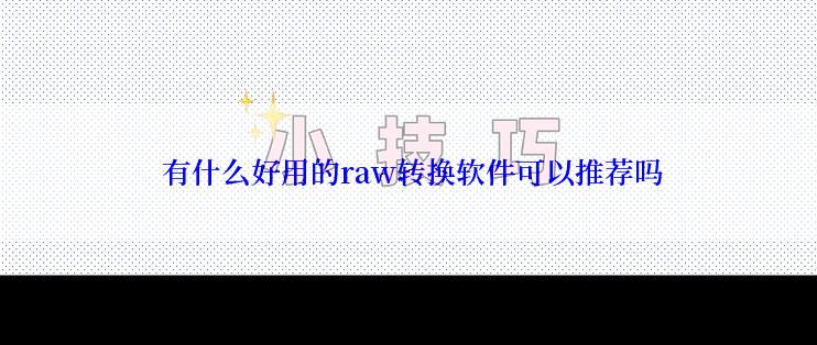  有什么好用的raw转换软件可以推荐吗