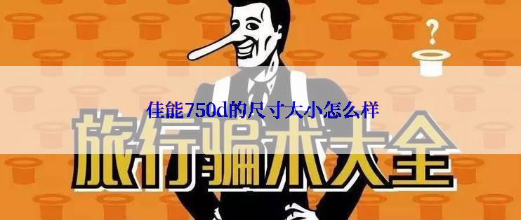  佳能750d的尺寸大小怎么样