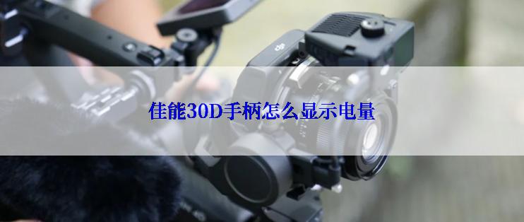 佳能30D手柄怎么显示电量