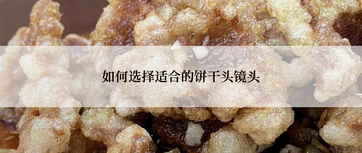 如何选择适合的饼干头镜头