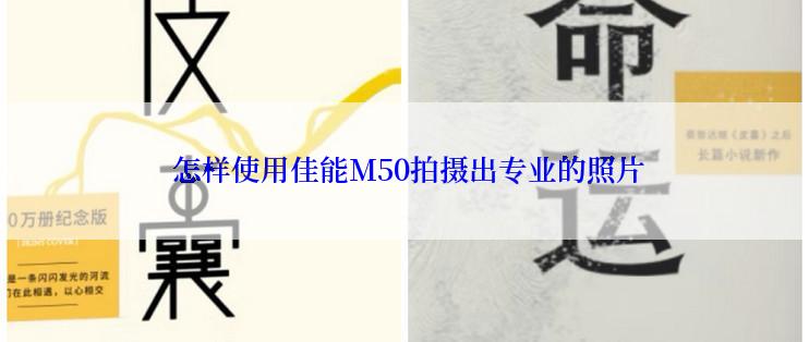  怎样使用佳能M50拍摄出专业的照片