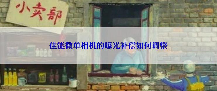 佳能微单相机的曝光补偿如何调整